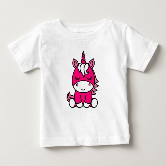 Camiseta De Bebé Niñas Unicorn Pony (Anverso)