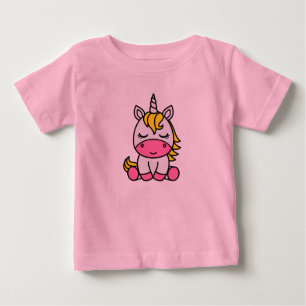 Camiseta De Bebé Niñas Unicornio Poni