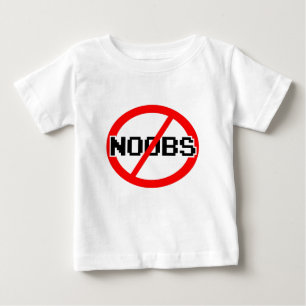 Camiseta De Bebé NINGÚN NOOBS - mono del friki/hacker/pc/code