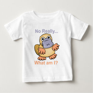 Camiseta De Bebé Ningún realmente… ¿Cuáles son yo? Platypus