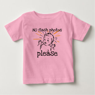 Camiseta De Bebé Ningunas fotos de destello