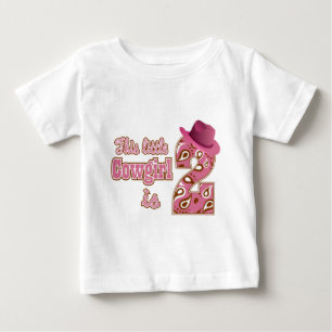 Camiseta De Bebé Niñita de vaca, segundo cumpleaños