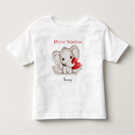 Camiseta De Bebé Niñito Personalizado de Mister Valentine Toddler T