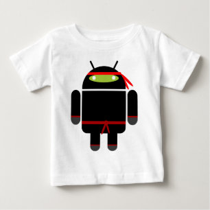Camiseta De Bebé Ninja androide