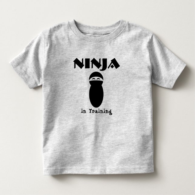Camiseta De Bebé Ninja en el entrenamiento (Anverso)