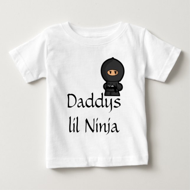 Camiseta De Bebé Ninja En Formación. (Anverso)