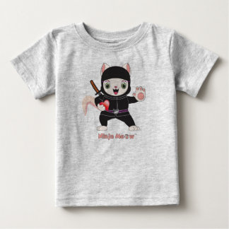 Camiseta De Bebé Ninja MEOW™