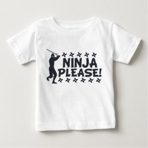 Camiseta De Bebé Ninja por favor