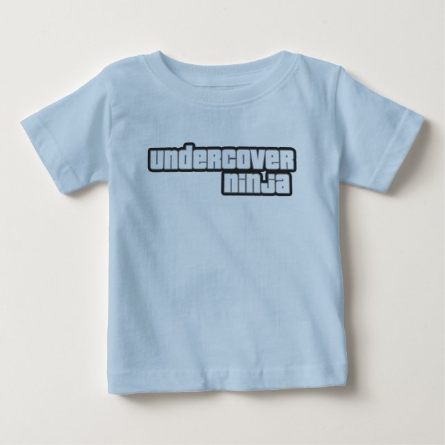 Camiseta De Bebé ninja secreto (Anverso)