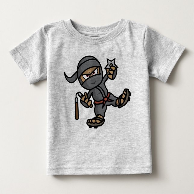 Camiseta De Bebé Ninja Toddler Long Sleeve (Anverso)