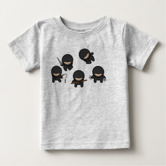 Camiseta De Bebé Ninjas lindo