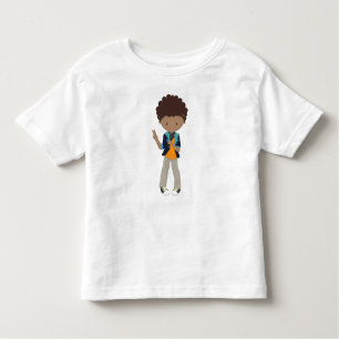 Camiseta De Bebé Niño afroamericano, chico de rock, cantante de ban