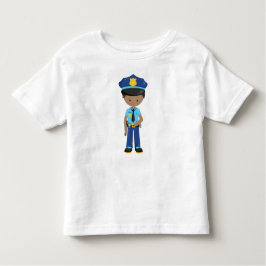 Camiseta De Bebé Niño afroamericano, policía, policía