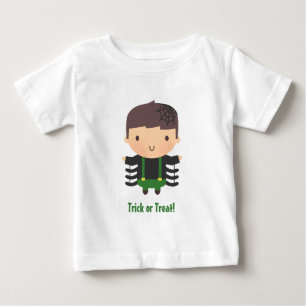 Camiseta De Bebé Niño Araña Adorable, Halloween Bebé
