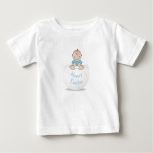 Camiseta De Bebé Niño bebé con huevo de Pascua roto