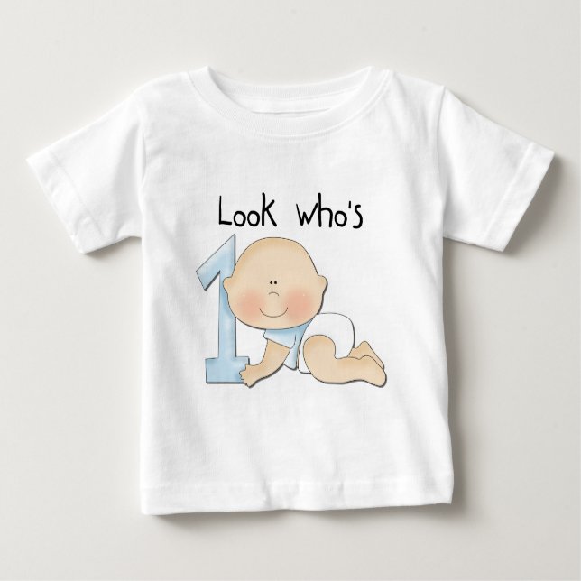 Camiseta De Bebé Niño blanco camisas de cumpleaños y regalos (Anverso)