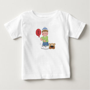 Camiseta De Bebé Niño de 1 año y su perro