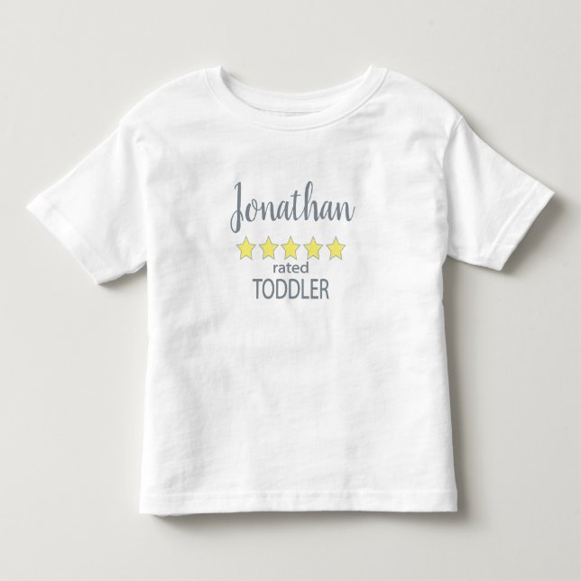 Camiseta De Bebé Niño de 5 estrellas (Anverso)