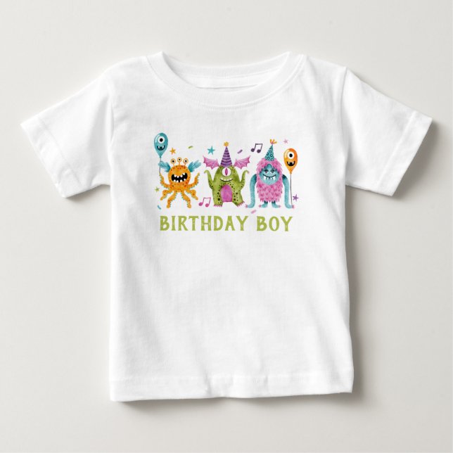 Camiseta De Bebé Niño de cumpleaños (Anverso)