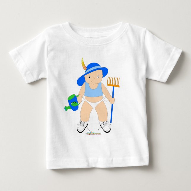 Camiseta De Bebé Niño de jardín (Anverso)