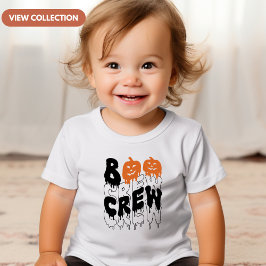 Camiseta De Bebé Niño de la familia Boo Crew Halloween coincidiendo