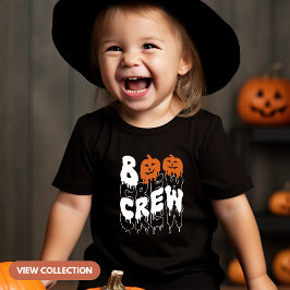 Camiseta De Bebé Niño de la familia Boo Crew Halloween coincidiendo