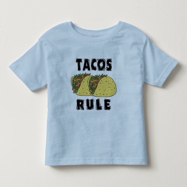 Camiseta De Bebé Niño de la regla del Tacos (Anverso)
