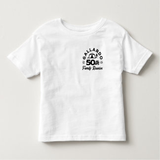 Camiseta De Bebé Niño de la Reunión Familiar Gallardo 50 Aniversari
