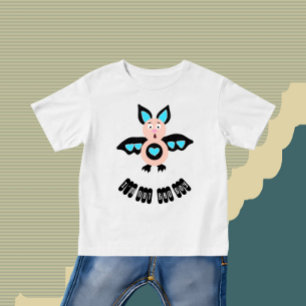 Camiseta De Bebé Niño de murciélago