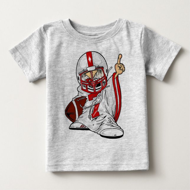 Camiseta De Bebé Niño del fútbol (Anverso)