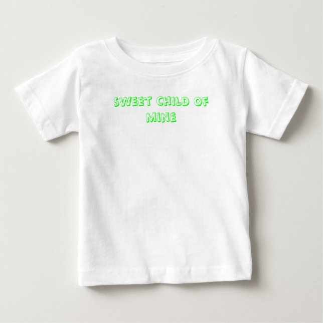 Camiseta De Bebé niño dulce del sleepsuit de la mina (Anverso)