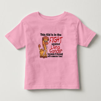 Camiseta De Bebé Niño en la lucha contra cáncer de pulmón