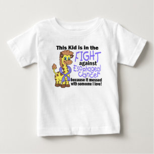 Camiseta De Bebé Niño en la lucha contra cáncer del esófago