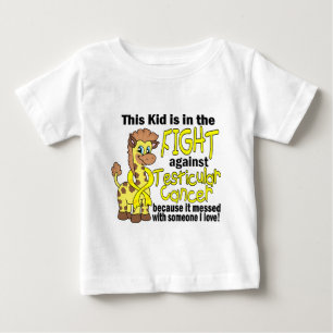 Camiseta De Bebé Niño en la lucha contra cáncer testicular