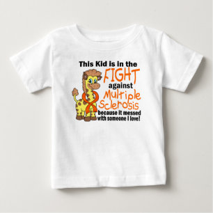 Camiseta De Bebé Niño en la lucha contra esclerosis múltiple