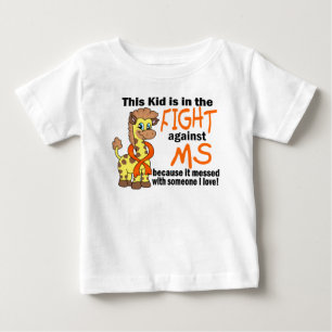 Camiseta De Bebé Niño en la lucha contra esclerosis múltiple del 