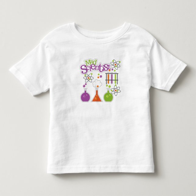 Camiseta De Bebé Niño enojado del científico (Anverso)
