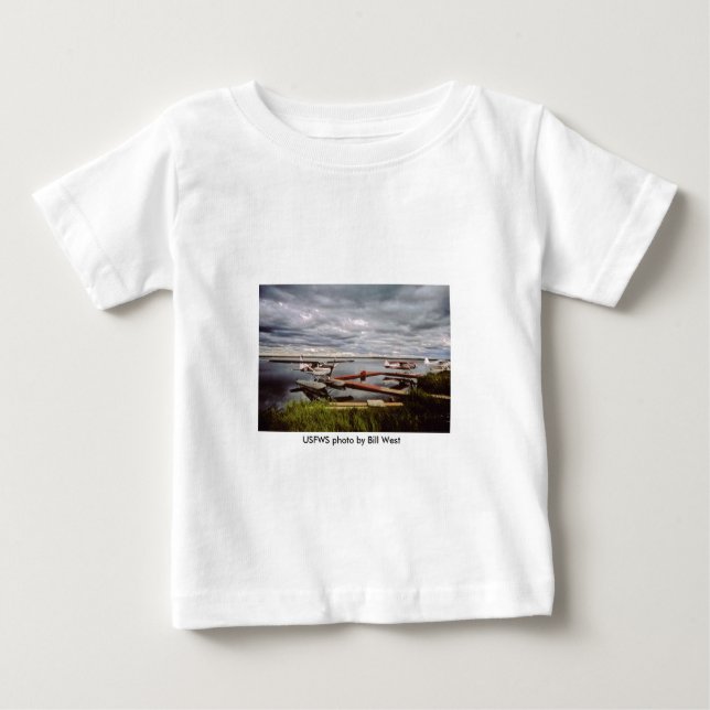 Camiseta De Bebé Niño Floatplanes T/tres atracado (Anverso)