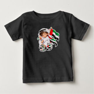 Camiseta de bebé niño fútbol bandera de Emiratos Á