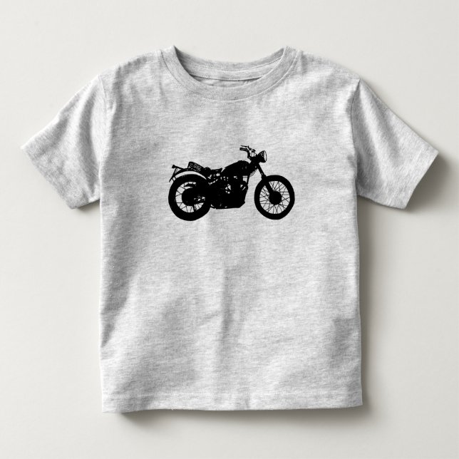 Camiseta De Bebé Niño gráfico de motocicleta T Shirt (Anverso)