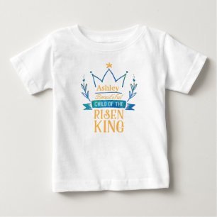 Camiseta De Bebé Niño hermoso del rey subido Tshirt