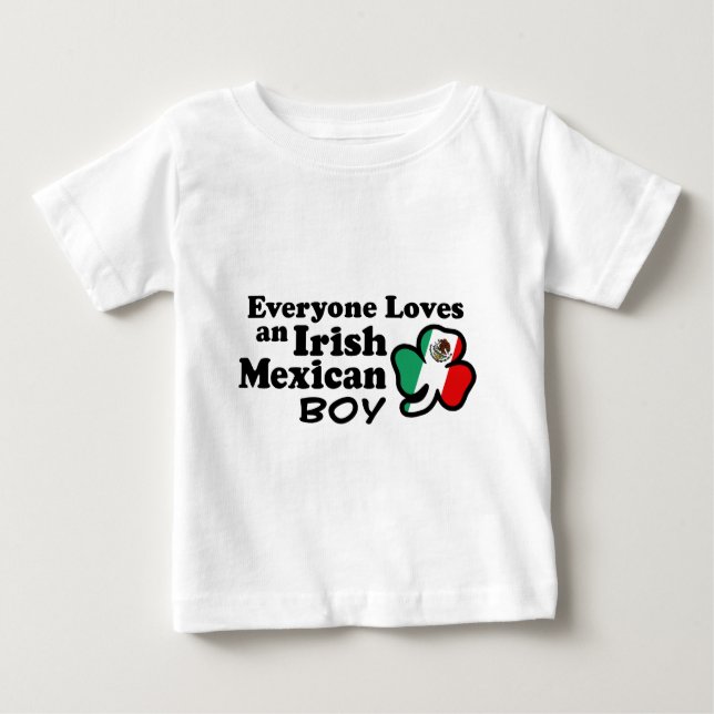 Camiseta De Bebé Niño Irlandés Mexicano (Anverso)