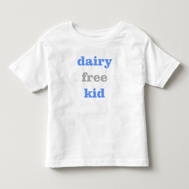 Camiseta De Bebé Niño libre de la lechería en azules cielos (Anverso)
