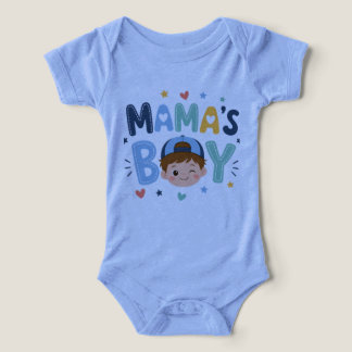 Camiseta de bebé niño lindo hijo de mamá - G