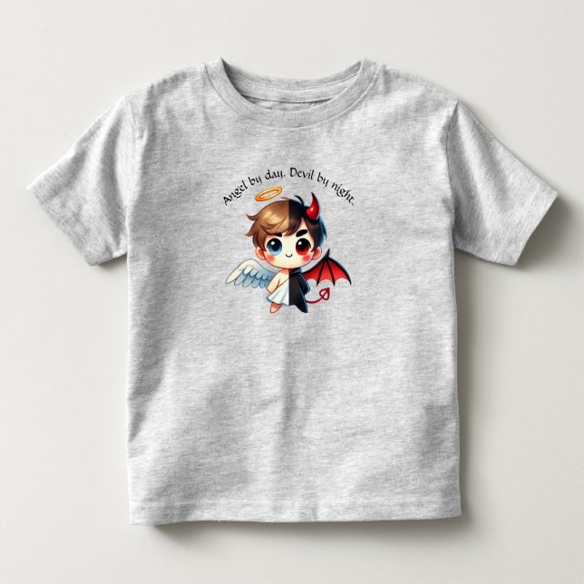 Camiseta De Bebé Niño malicioso (Anverso)