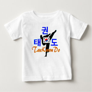 Camiseta De Bebé niño marcial coreano del Arte-Taekwondo del