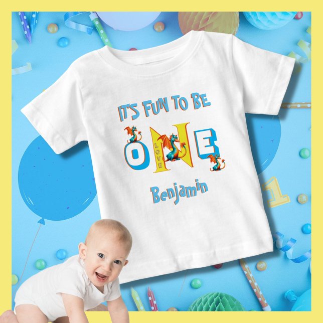 Camiseta De Bebé Niño Nombra a un amor Dinosaurio Cutáneo (Subido por el creador)