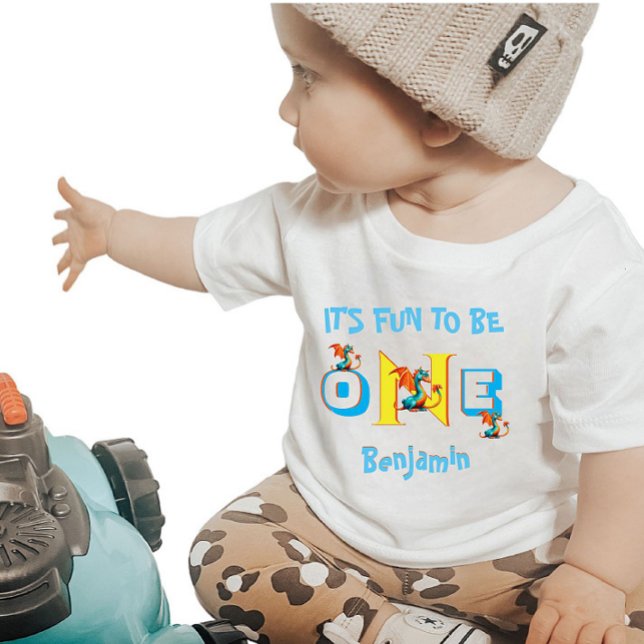 Camiseta De Bebé Niño Nombra a un dinosaurio (Subido por el creador)
