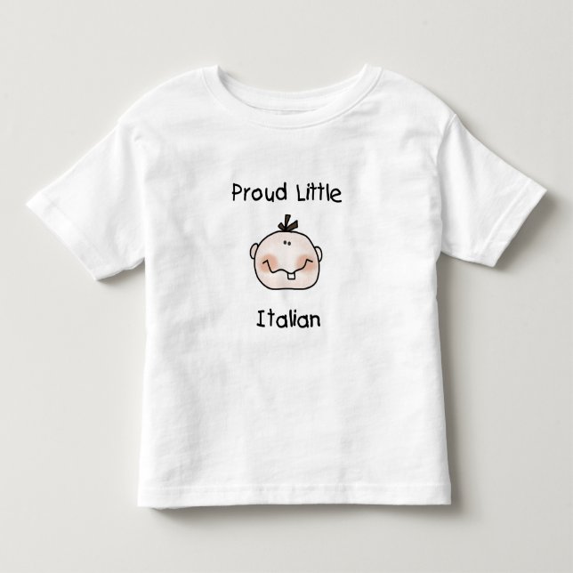 Camiseta De Bebé Niño Orgulloso Pequeño Italiano (Anverso)