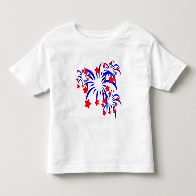 Camiseta De Bebé Niño patriótico T-Shirt (Anverso)